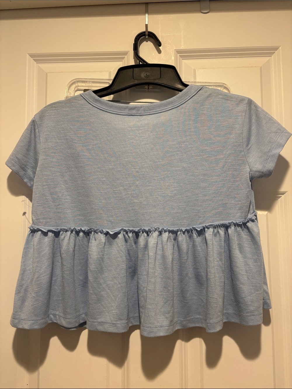 Cropped Boxy Ruffle Tee - Picture 4 of 4